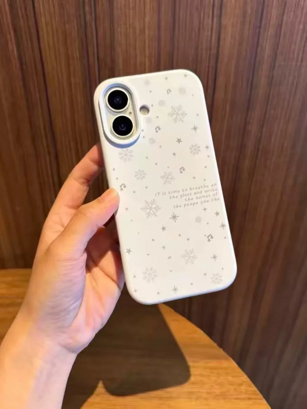 White Snowflake Phone Case